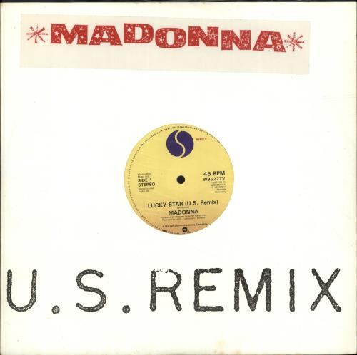 Madonna Lucky Star - U.S. Remix 12" vinyl single (12 inch record / Maxi-single) UK MAD12LU05502