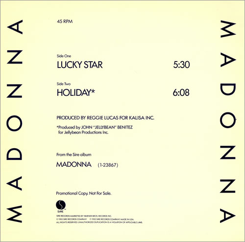Madonna Lucky Star 12" vinyl single (12 inch record / Maxi-single) US MAD12LU05504