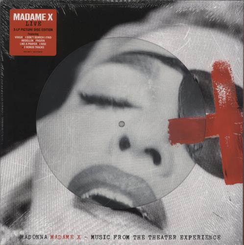 Madonna Madame X - Music From The Theater Experience - Triple Picture Disc - Sealed picture disc LP (vinyl picture disc album) UK MADPDMA873179