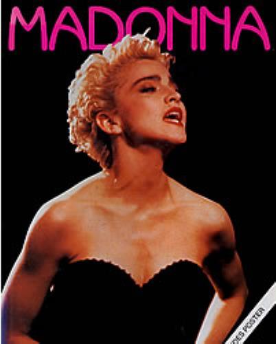 Madonna Madonna + poster book UK MADBKMA217937