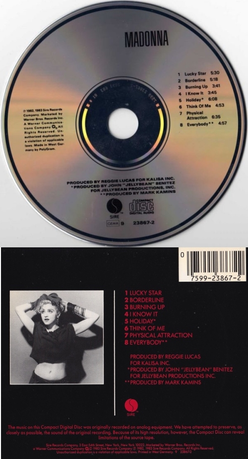 Madonna Madonna - 2nd CD album (CDLP) German MADCDMA633670