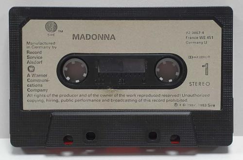 Madonna Madonna - Grey Labels cassette album German MADCLMA216402