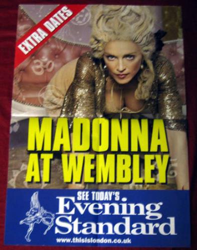 Madonna Madonna At Wembley poster UK MADPOMA379522
