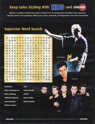 Madonna Madonna Live - Envelope Flyer memorabilia US MADMMMA400765