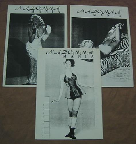 Madonna Madonna Mania fanzine UK MADFAMA373717