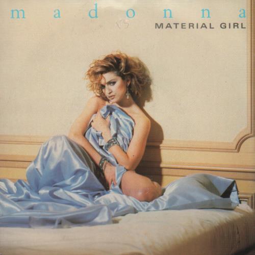 Madonna Material Girl - Jukebox - P/S 7" vinyl single (7 inch record / 45) UK MAD07MA565606