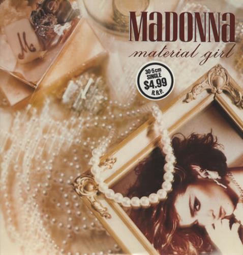 Madonna Material Girl - Price Stickered 12" vinyl single (12 inch record / Maxi-single) Australian MAD12MA42432