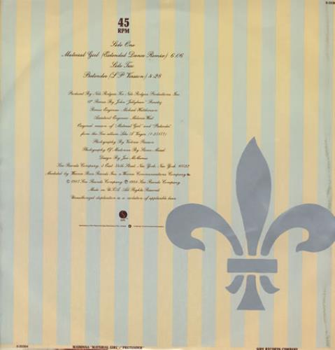 Madonna Material Girl - Price Stickered 12" vinyl single (12 inch record / Maxi-single) Australian MAD12MA42432