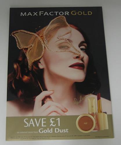 Madonna Max Factor Gold display UK MADDIMA367519