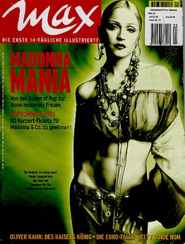 Madonna Max magazine German MADMAMA348036