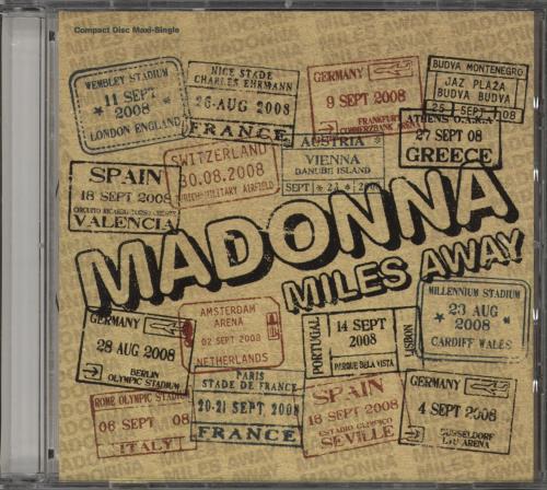 Madonna Miles Away CD single (CD5 / 5") Thailand MADC5MI891793