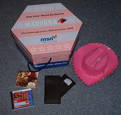 Madonna MSN Live! World Exclusive box set French MADBXMS200488