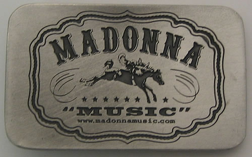 Madonna Music Belt Buckle memorabilia US MADMMMU368975