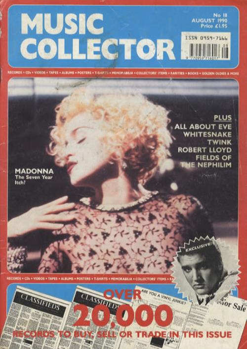 Madonna Music Collector magazine UK MADMAMU345336