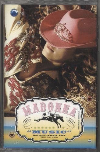 Madonna Music cassette single UK MADCSMU163711