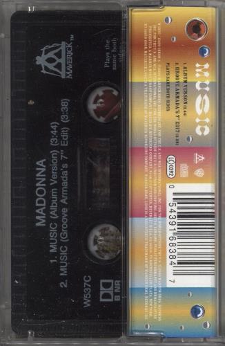 Madonna Music cassette single UK MADCSMU163711