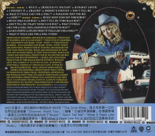 Madonna Music 2 CD album set (Double CD) Taiwanese MAD2CMU213083