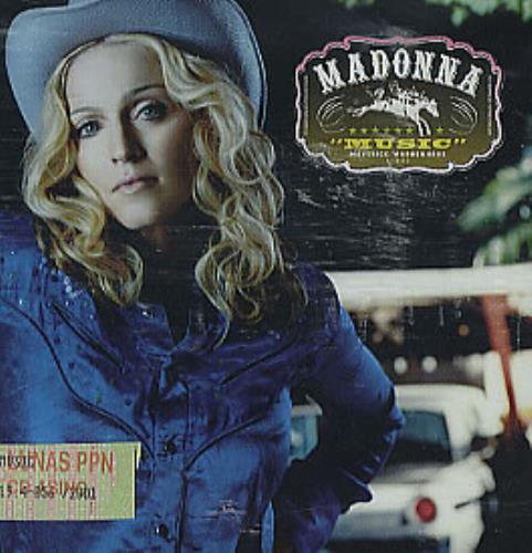 Madonna Music CD album (CDLP) Indonesian MADCDMU293209