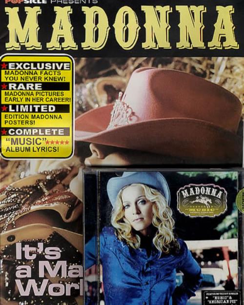 Madonna Music CD album (CDLP) Philippino MADCDMU350111