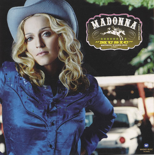 Madonna Music handbill Taiwanese MADHBMU462441