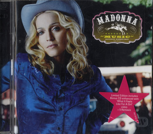 Madonna Music 2 CD album set (Double CD) UK MAD2CMU577850