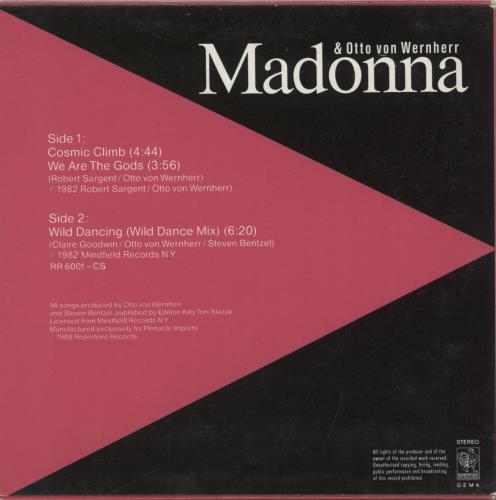 Madonna New York 1982 3" CD single (CD3) German MADC3NE14811