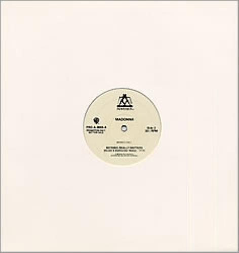 Madonna Nothing Really Matters - exclusive mix 12" vinyl single (12 inch record / Maxi-single) US MAD12NO204331