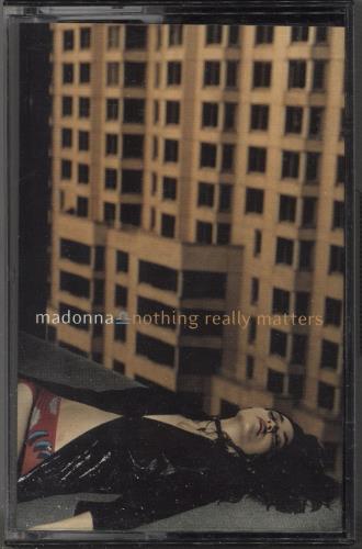 Madonna Nothing Really Matters cassette single UK MADCSNO132051