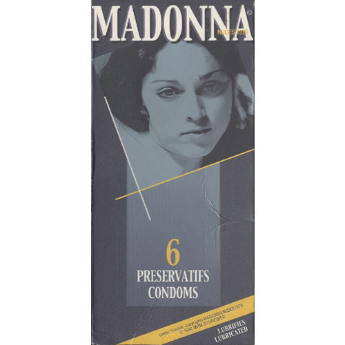 Madonna Nudes 1979 - Condom Packet memorabilia French MADMMNU422607