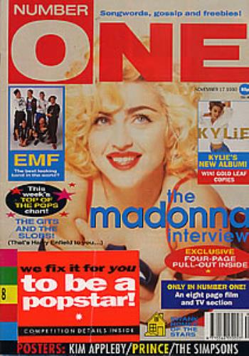 Madonna Number One magazine UK MADMANU278239