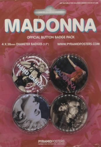 Madonna Official Button Badge Pack memorabilia UK MADMMOF868453