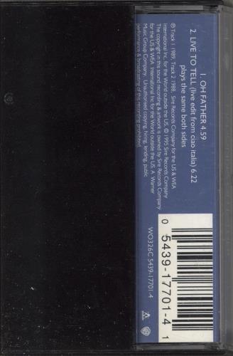 Madonna Oh Father cassette single UK MADCSOH63697