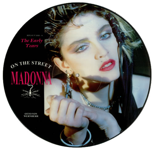 Madonna On The Street 12" vinyl picture disc (12 inch picture record) UK MAD2PON17673