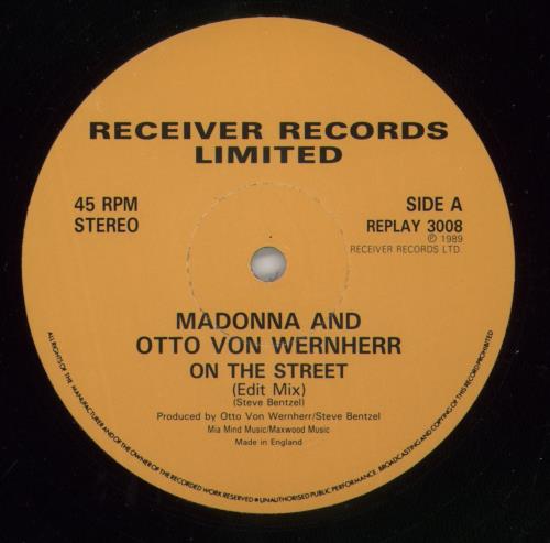 Madonna On The Street 12" vinyl single (12 inch record / Maxi-single) UK MAD12ON45950