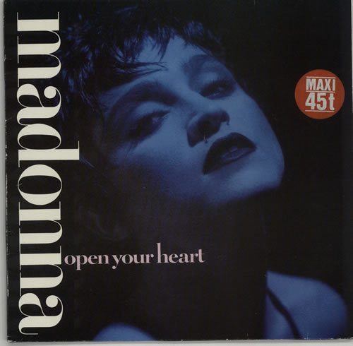 Madonna Open Your Heart 12" vinyl single (12 inch record / Maxi-single) German MAD12OP41210