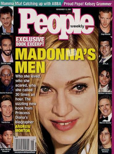 Madonna People Weekly - August 2000 & November 2001 magazine US MADMAPE347584