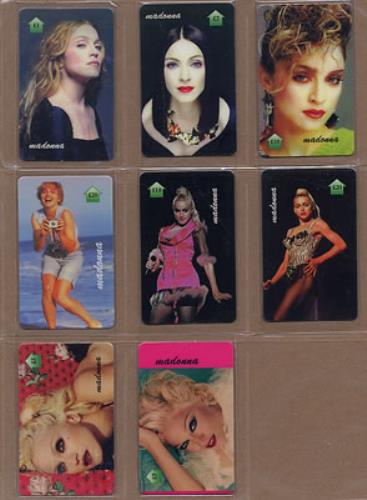 Madonna Phone Cards Set phone card UK MADPCPH333058