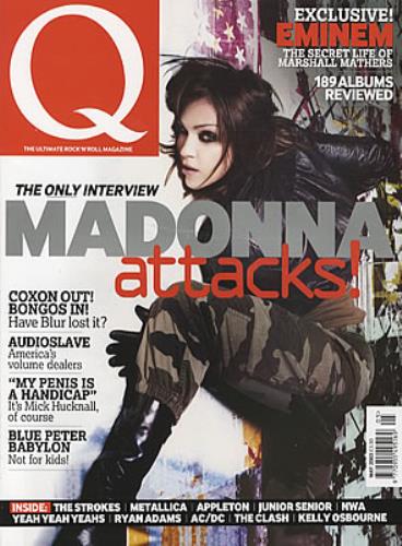 Madonna Q - May 2003 magazine UK MADMAQM333758