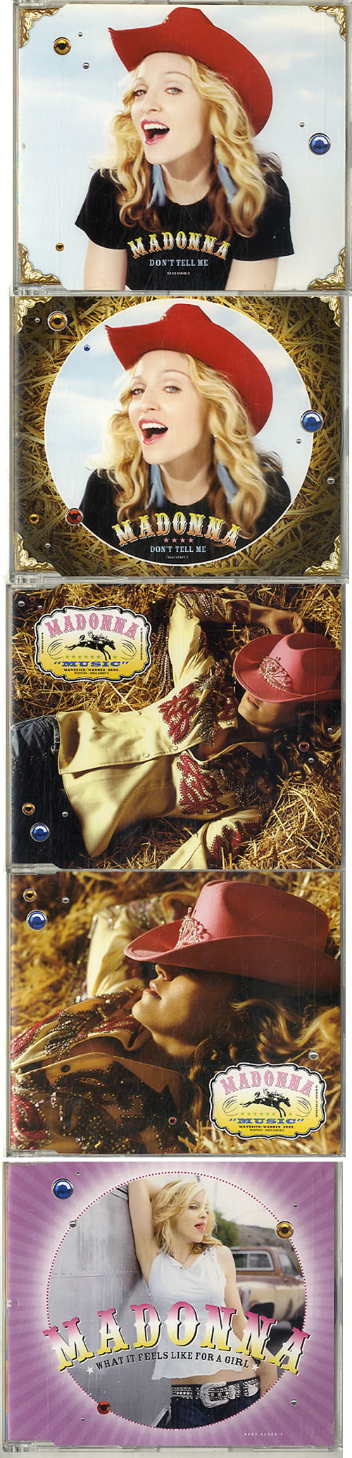Madonna Quantity of 6 CD Singles CD single (CD5 / 5") UK MADC5QU626316