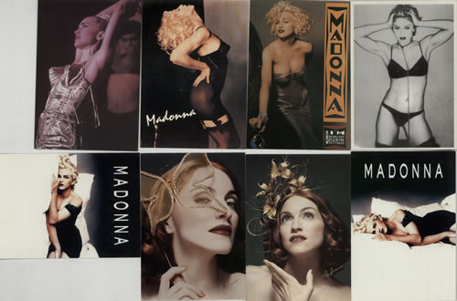 Madonna Quantity of Eight Postcards memorabilia UK MADMMQU630866