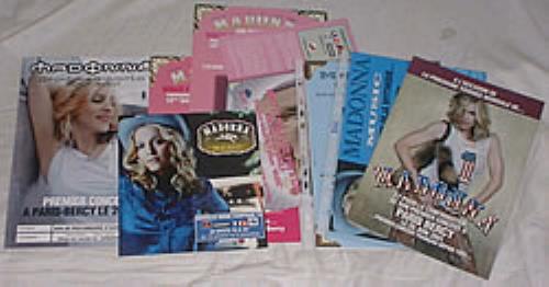 Madonna Quantity of Marketing Material handbill French MADHBQU222442