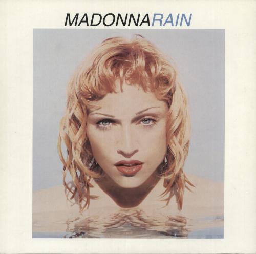 Madonna rain single cover
