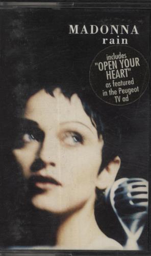 Madonna Rain cassette single UK MADCSRA767981