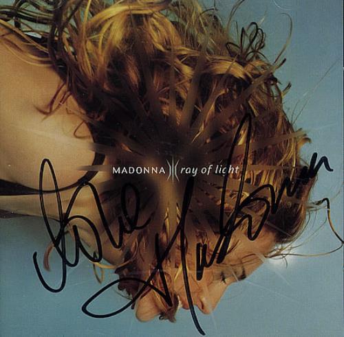 Madonna Ray Of Light - AUTOGRAPHED CD single (CD5 / 5") Canadian MADC5RA364656