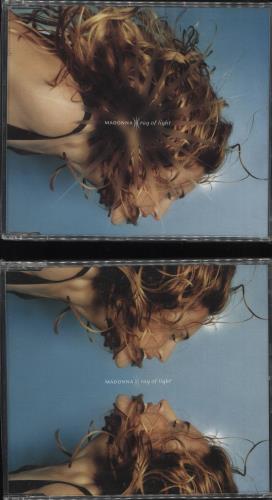 Madonna Ray Of Light 2-CD single set (Double CD single) UK MAD2SRA189045