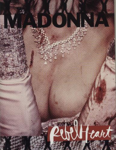 Madonna Rebel Heart tour programme UK MADTRRE684306
