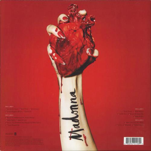 Madonna Rebel Heart 2-LP vinyl record set (Double LP Album) UK MAD2LRE803477