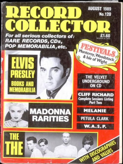 Madonna Record Collector - August 1989 magazine UK MADMARE343325