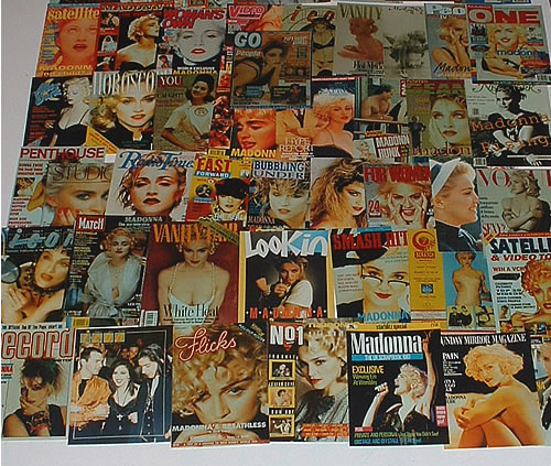 Madonna Reproduced Magazine Covers Set photograph UK MADPHRE332677