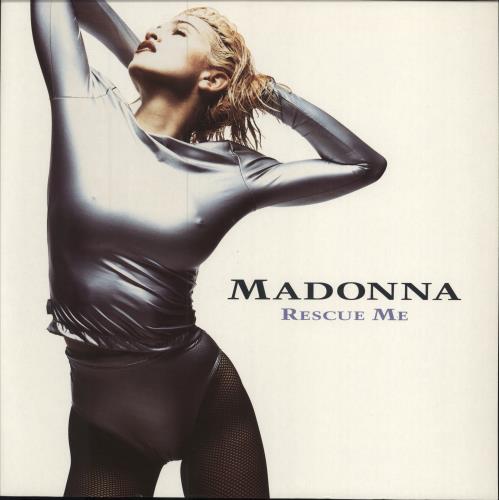 Madonna Rescue Me - White Sleeve 12" vinyl single (12 inch record / Maxi-single) German MAD12RE49761